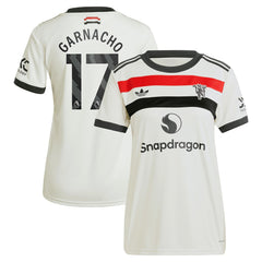 Alejandro Garnacho Manchester United Originals Women's 2024/25 Third Replica Jersey Cream sale