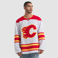 NHL Calgary Flames Fanatics Away Premium Jersey - White