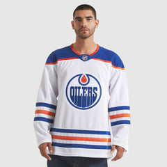 NHL Edmonton Oilers Fanatics Away Premium Jersey - White