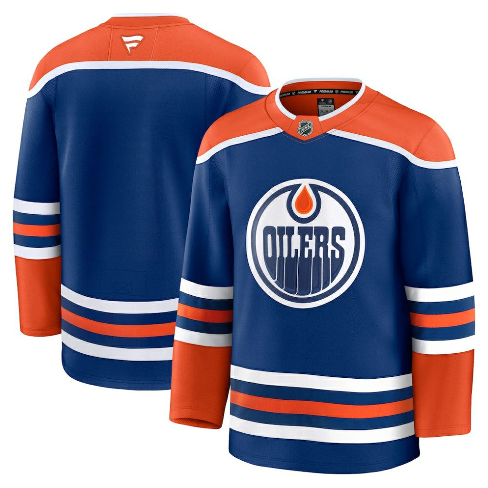 NHL Edmonton Oilers Fanatics Home Premium Jersey - Royal