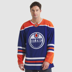 NHL Edmonton Oilers Fanatics Home Premium Jersey - Royal