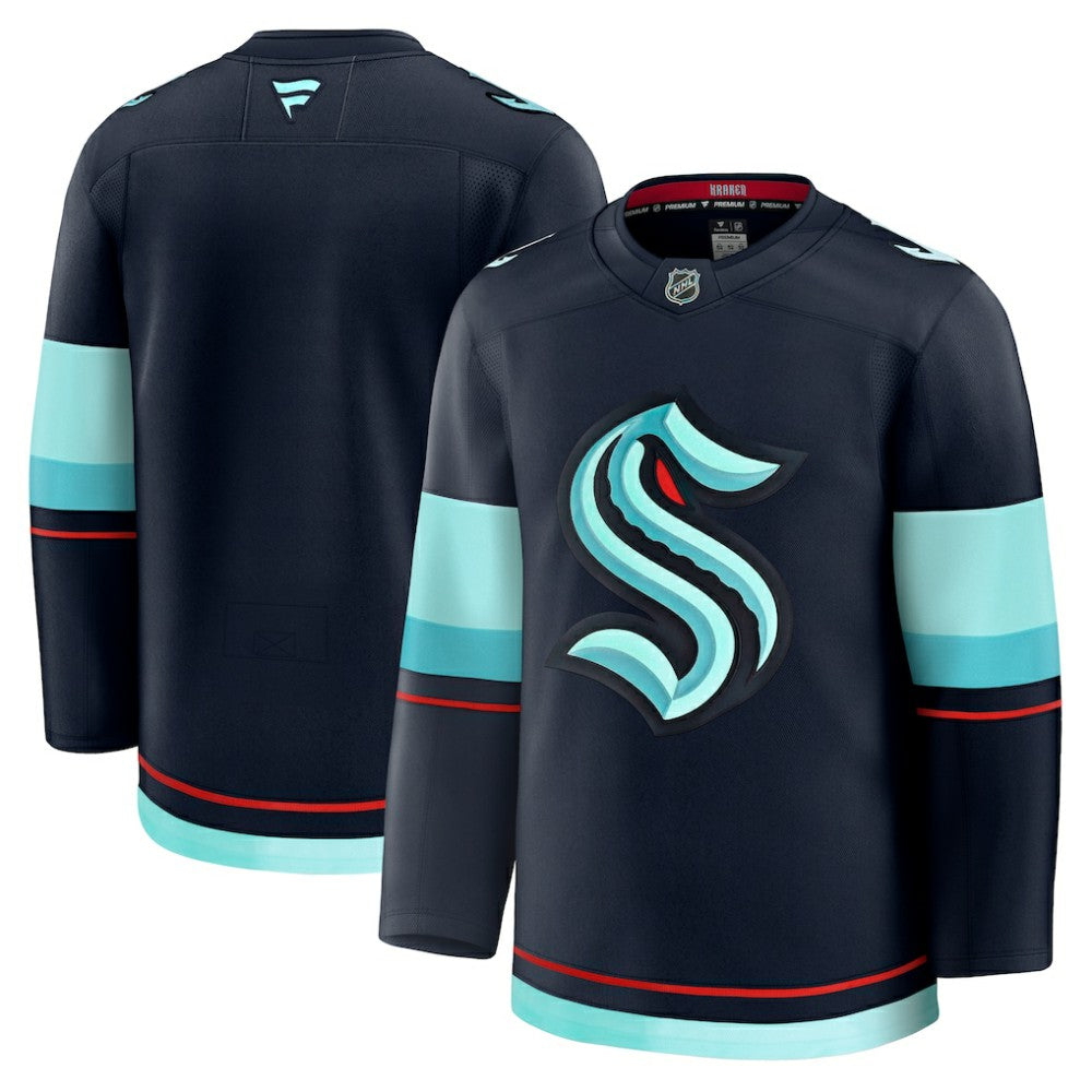NHL Seattle Kraken Fanatics Home Premium Jersey - Deep Sea Blue