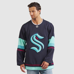 NHL Seattle Kraken Fanatics Home Premium Jersey - Deep Sea Blue