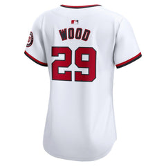 MLB James Wood Washington Nationals Nike Women's Home Limited Player Jersey - White