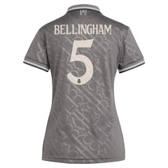 Jude Bellingham Real Madrid Originals Women's 2024/25 Third Replica Player Jersey Charcoal