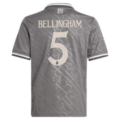 Jude Bellingham Real Madrid Originals Youth 2024/25 Third Replica Player Jersey Charcoal shop