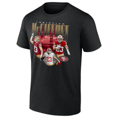 Christian McCaffrey San Francisco 49ers Notorious Player Graphic T-Shirt Black