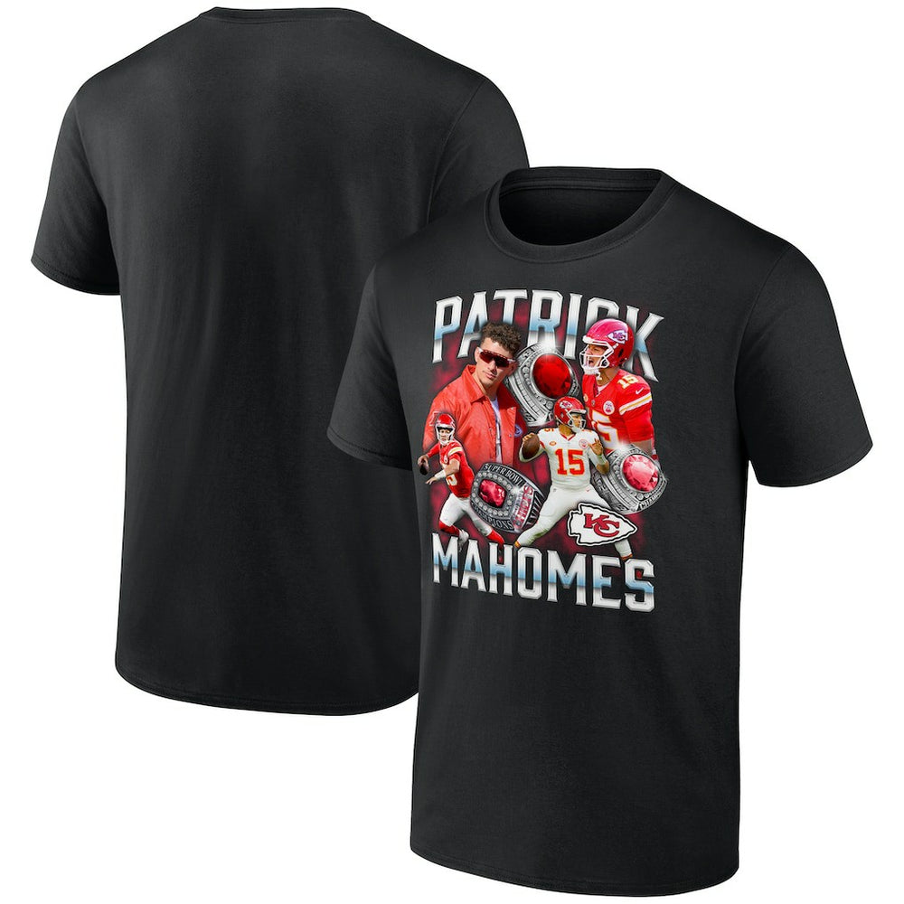 Patrick Mahomes Kansas City Chiefs Notorious Player Graphic T-Shirt Black
