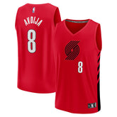 NBA Deni Avdija Portland Trail Blazers Fast Break Player Jersey - Statement Edition - Red