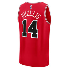 NBA Matas Buzelis Chicago Bulls Youth Fast Break Replica Player Jersey sale - Icon Editi- Red