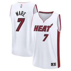 NBA Kel'el Ware Miami Heat Youth Fast Break Replica Player Jersey - Association - White Edition