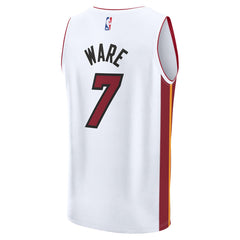 NBA Kel'el Ware Miami Heat Youth Fast Break Replica Player Jersey - Association - White Edition