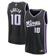 NBA DeMar DeRozan Sacramento Kings Fast Break Replica Player Jersey - Icon Edition - Black