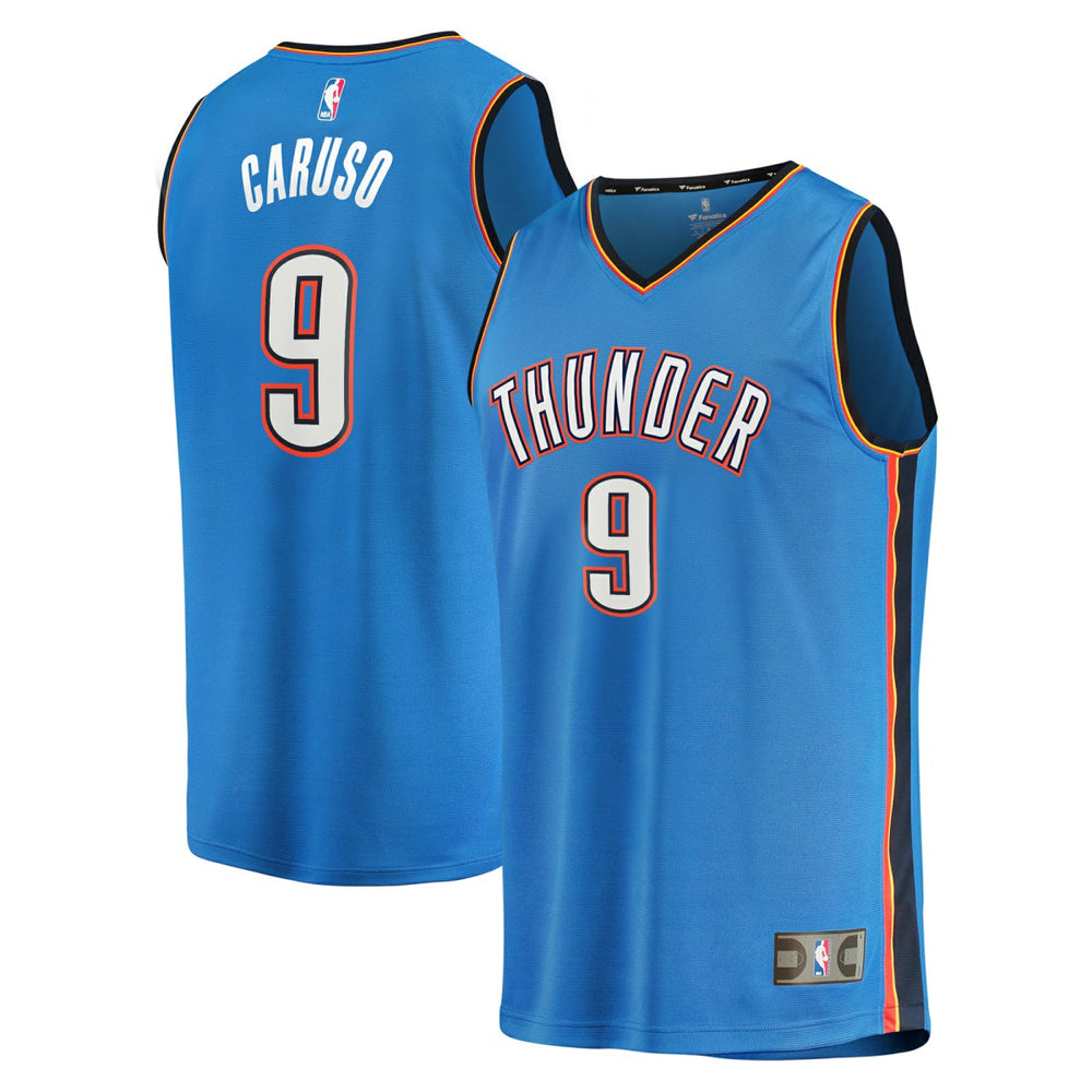 NBA Alex Caruso Oklahoma City Thunder Fast Break Replica Player Jersey - Icon Edition - Blue