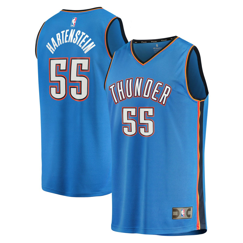 NBA Isaiah Hartenstein Oklahoma City Thunder Fast Break Replica Player Jersey - Icon Edition - Blue