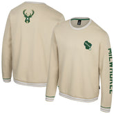 Milwaukee Bucks Stadium Essentials Unisex Halftime Pullover Sweatshirt Natural