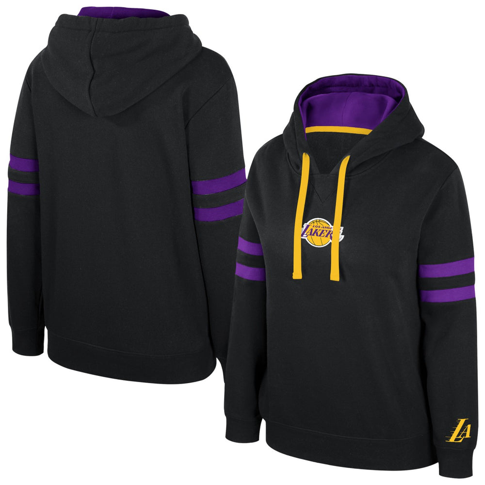 Los Angeles Lakers Stadium Essentials Women's Road Game Pullover Hoodie Black