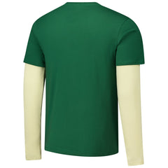 Milwaukee Bucks Stadium Essentials Unisex Spectator Twofer Long Sleeve T-Shirt Hunter Green