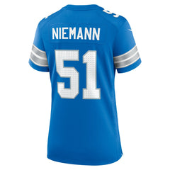 NFL Ben Niemann Detroit Lions Women's Team Game Jersey - Blue