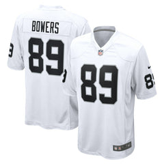 NFL Brock Bowers Las Vegas Raiders Game Jersey - White