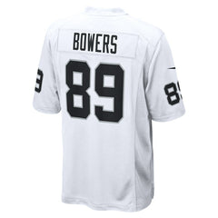 NFL Brock Bowers Las Vegas Raiders Game Jersey - White