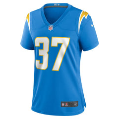 NFL Tony Jefferson Los Angeles Chargers Women's Team Game Jersey - Powder Blue