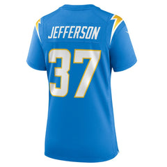 NFL Tony Jefferson Los Angeles Chargers Women's Team Game Jersey - Powder Blue