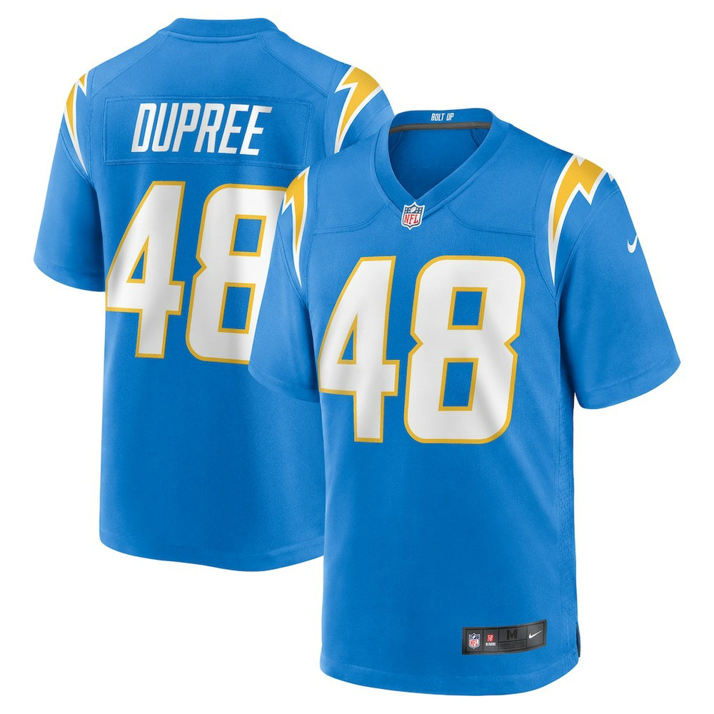 NFL Bud Dupree Los Angeles Chargers Team Game Jersey - Powder Blue