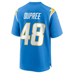 NFL Bud Dupree Los Angeles Chargers Team Game Jersey - Powder Blue