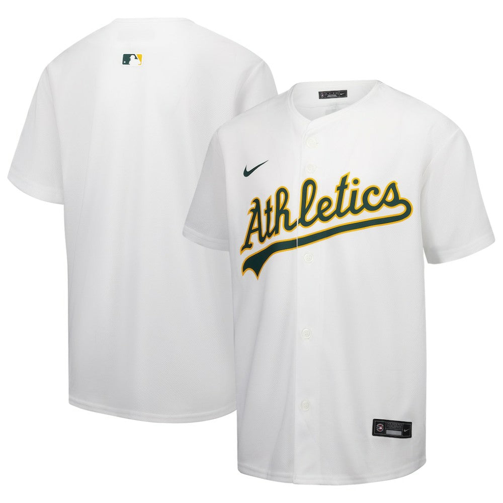 MLB Athletics Nike Youth Home Game Jersey - White