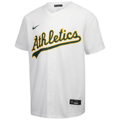 MLB Athletics Nike Youth Home Game Jersey - White