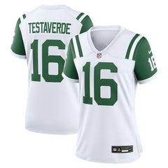 NFL Vinny Testaverde New York Jets Women's Classic Alternate Retired Player Game Jersey - White