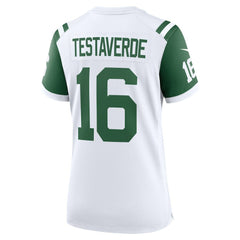 NFL Vinny Testaverde New York Jets Women's Classic Alternate Retired Player Game Jersey - White