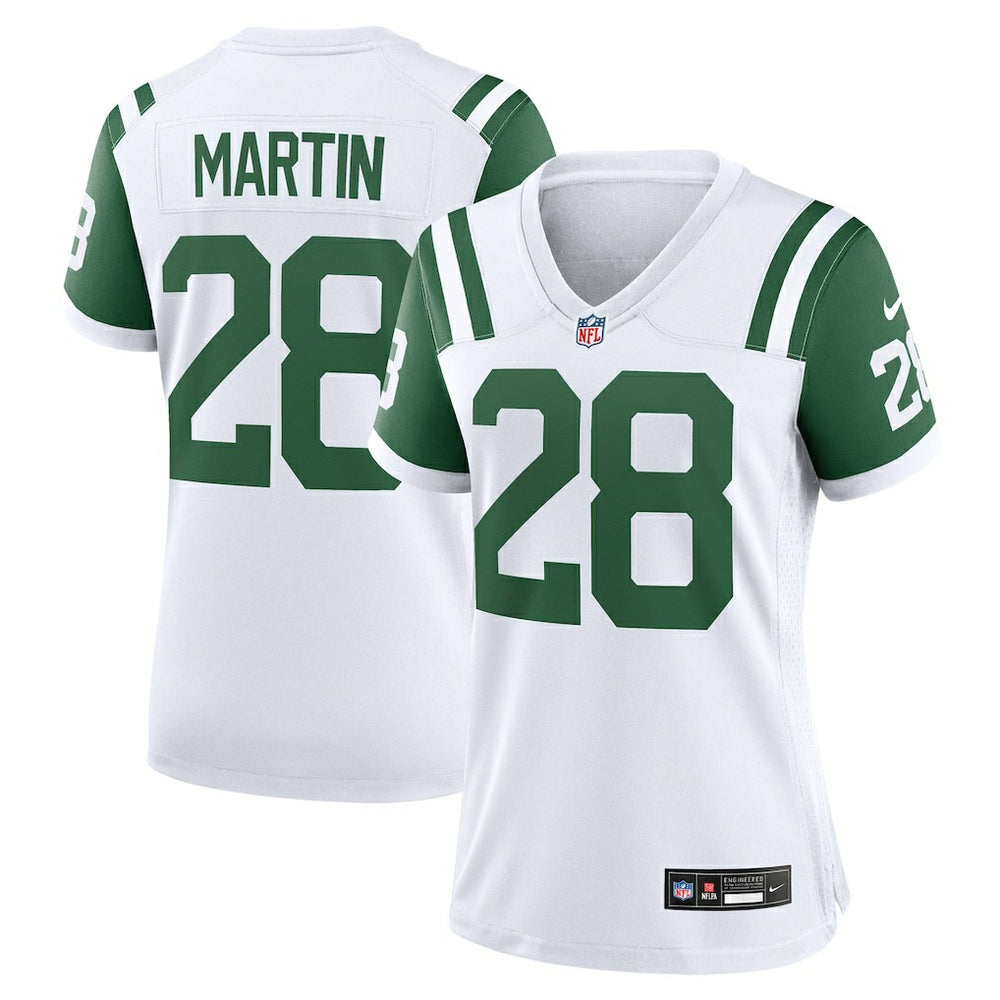 NFL Curtis Martin New York Jets Women's Classic Alternate Retired Player Game Jersey - White
