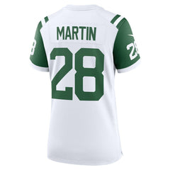 NFL Curtis Martin New York Jets Women's Classic Alternate Retired Player Game Jersey - White