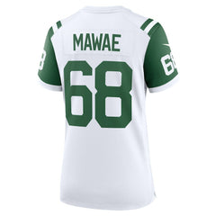 NFL Kevin Mawae New York Jets Women's Classic Alternate Retired Player Game Jersey - White