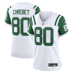NFL Wayne Chrebet New York Jets Women's Classic Alternate Retired Player Game Jersey - White