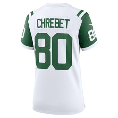 NFL Wayne Chrebet New York Jets Women's Classic Alternate Retired Player Game Jersey - White