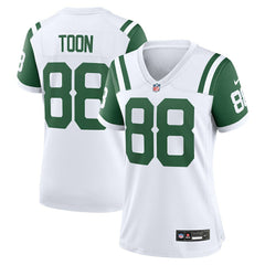 NFL Al Toon New York Jets Women's Classic Alternate Retired Player Game Jersey - White
