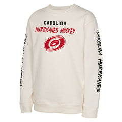 NHL Carolina Hurricanes Youth Star Power Pullover Sweatshirt - Cream