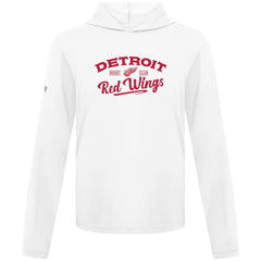 NHL Detroit Red Wings Levelwear Anthem Ice Wall Pullover Hoodie - White