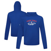 NHL New York Rangers Levelwear Anthem Ice Wall Pullover Hoodie - Blue