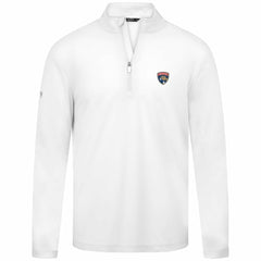 NHL Florida Panthers Levelwear Heron Insignia Core Quarter-Zip Jacket - White