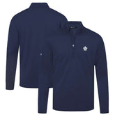 NHL Toronto Maple Leafs Levelwear Heron Insignia Core Quarter-Zip Jacket - Navy