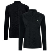 NHL Dallas Stars Levelwear Women's Amethyst Insignia Core Quarter-Zip Jacket - Black