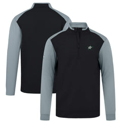 NHL Dallas Stars Levelwear Bayou Insignia Core Quarter-Zip Pullover Top - Black