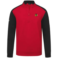 NHL Chicago Blackhawks Levelwear Bayou Insignia Core Quarter-Zip Pullover Top - Red
