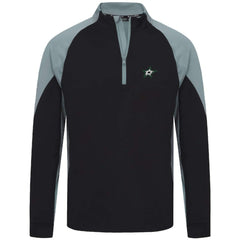 NHL Dallas Stars Levelwear Cadet Insignia Core Quarter-Zip Pullover Top - Black