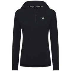 NHL Dallas Stars Levelwear Women's Raven Insignia Core Quarter-Zip Jacket - Black