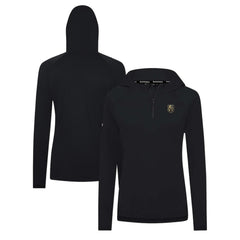 NHL Vegas Golden Knights Levelwear Women's Raven Insignia Core Quarter-Zip Jacket - Black